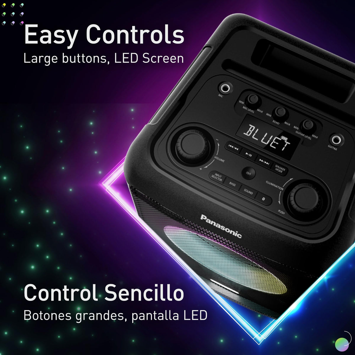Panasonic BMAX5 guitar/mic input for live jams