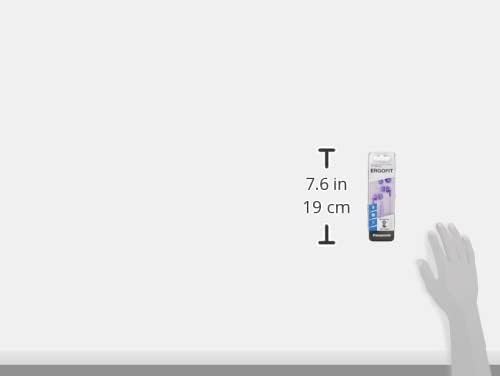 Panasonic earbuds in a commuter setting for on-the-go calling and music