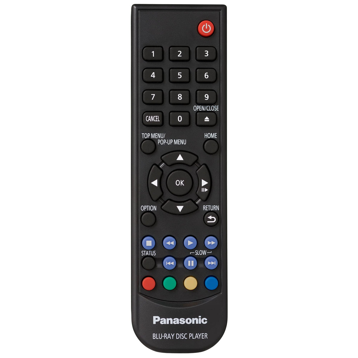 Panasonic DP-UB154P-K remote control and intuitive interface simplify nightly movie nights.