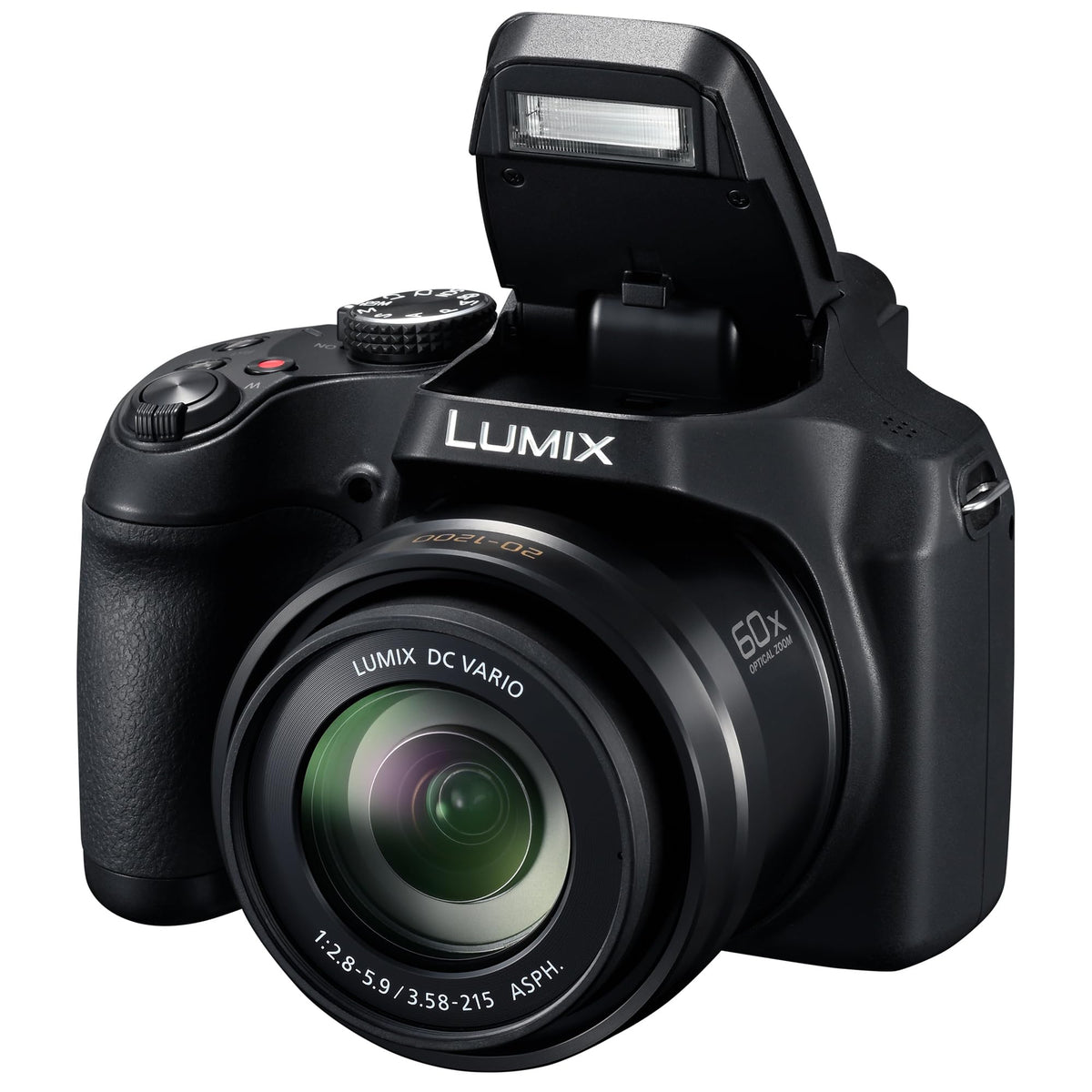 Panasonic LUMIX FZ80D travel-ready design fits compact bags.