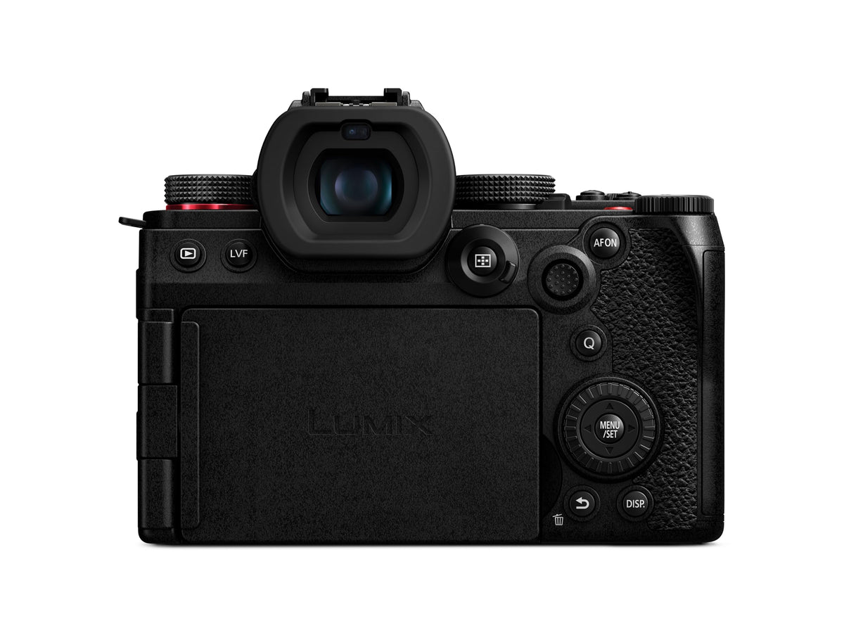 Panasonic LUMIX G9II 8-stop IBIS stabilizes handheld shots in low light.