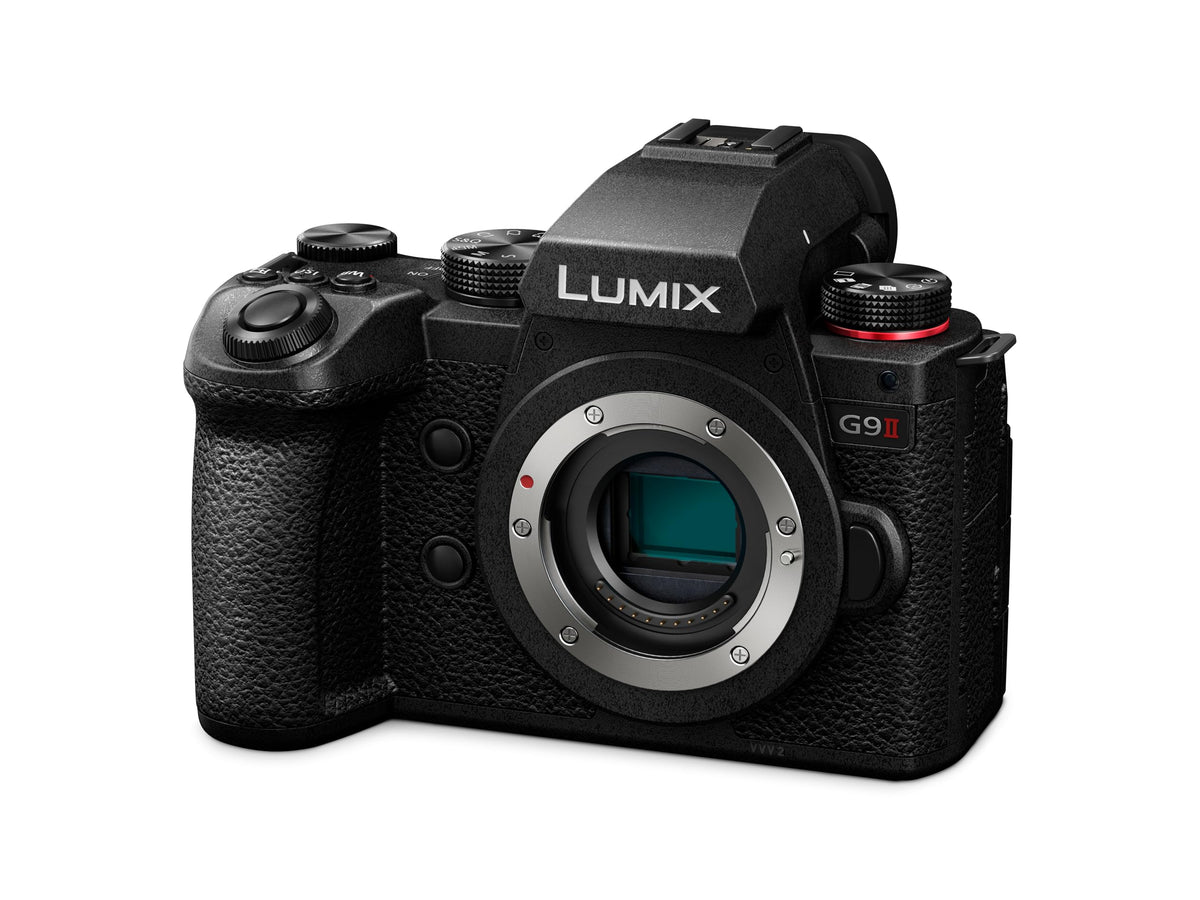 Panasonic LUMIX G9II top controls for fast, intuitive shooting adjustments.