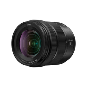 Panasonic LUMIX S 20-60mm lens front view for travel-ready versatility.