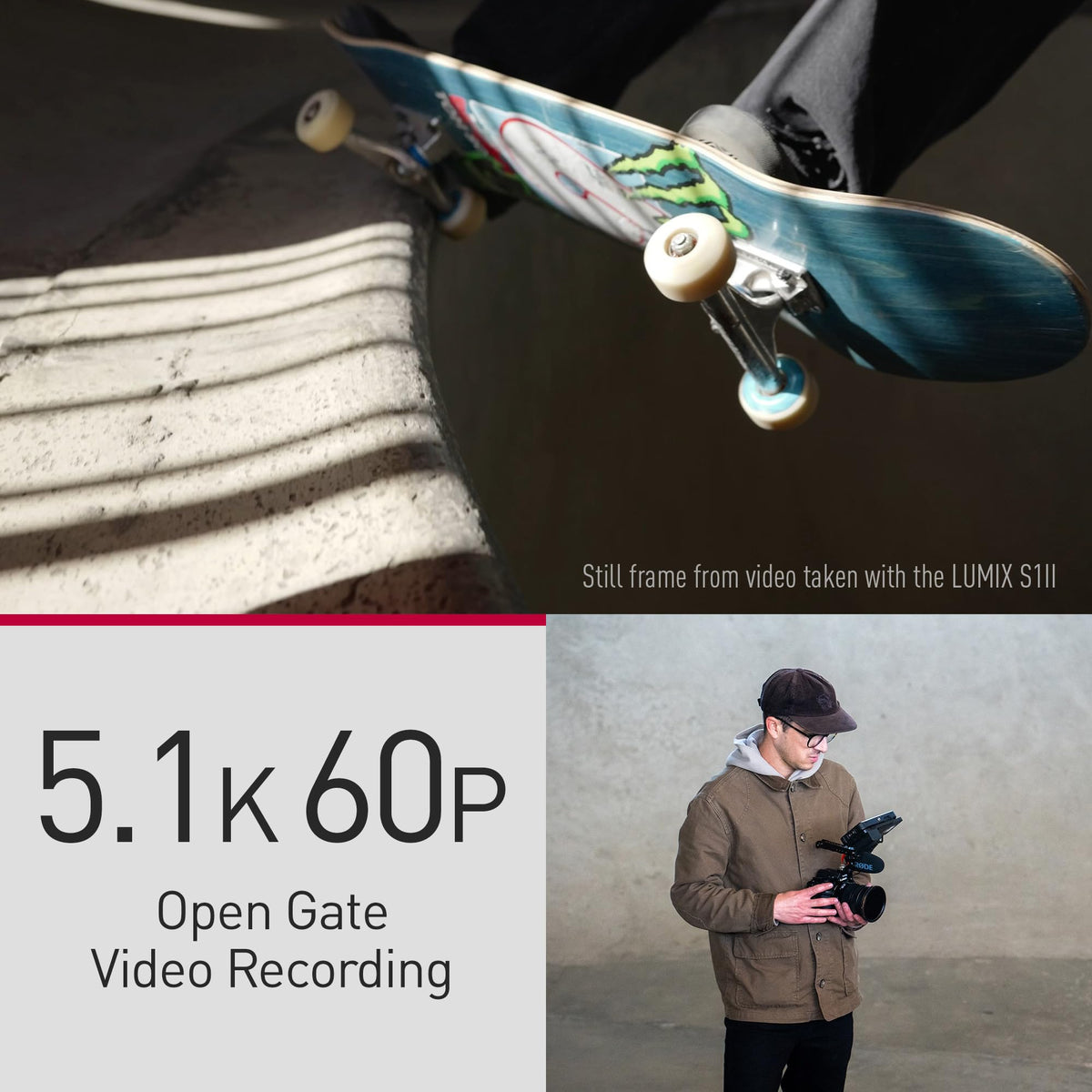 Panasonic LUMIX S1II AFC bursts at 70fps for fast action