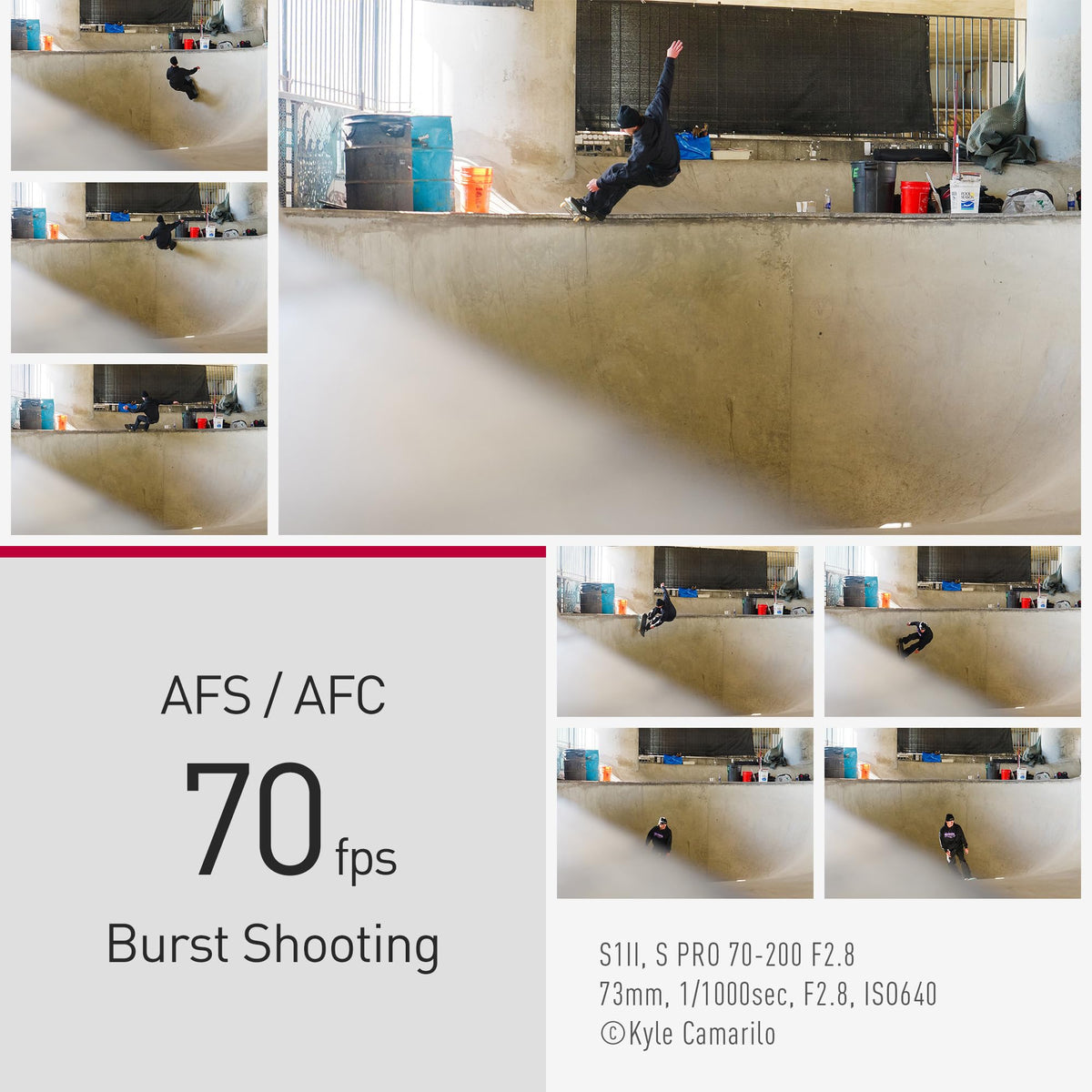 Panasonic LUMIX S1II 8-stop IBIS keeps footage steady while moving