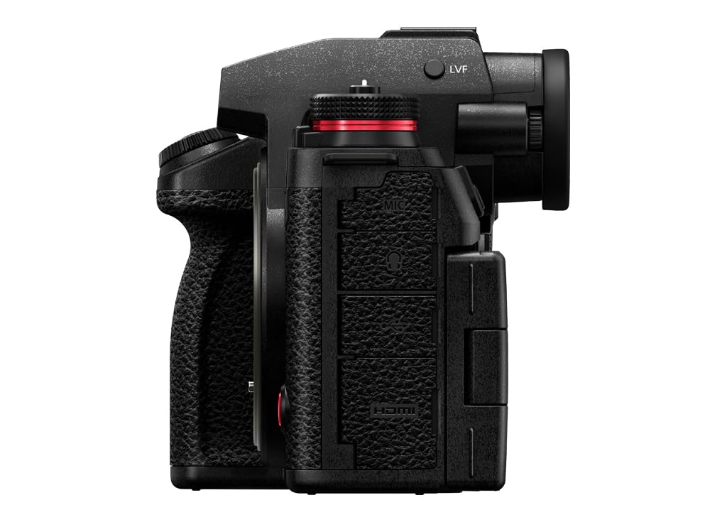 Panasonic Lumix S1II tilt-angle LCD for versatile shooting angles.