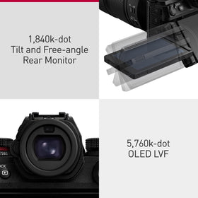 Panasonic LUMIX S1RII Active I.S for smooth handheld shooting.