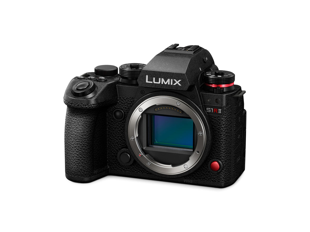 Panasonic LUMIX S1RII tilt-free-angle monitor enables flexible framing outdoors.