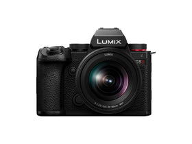 Panasonic LUMIX S5II front view showcases compact design ideal for travel