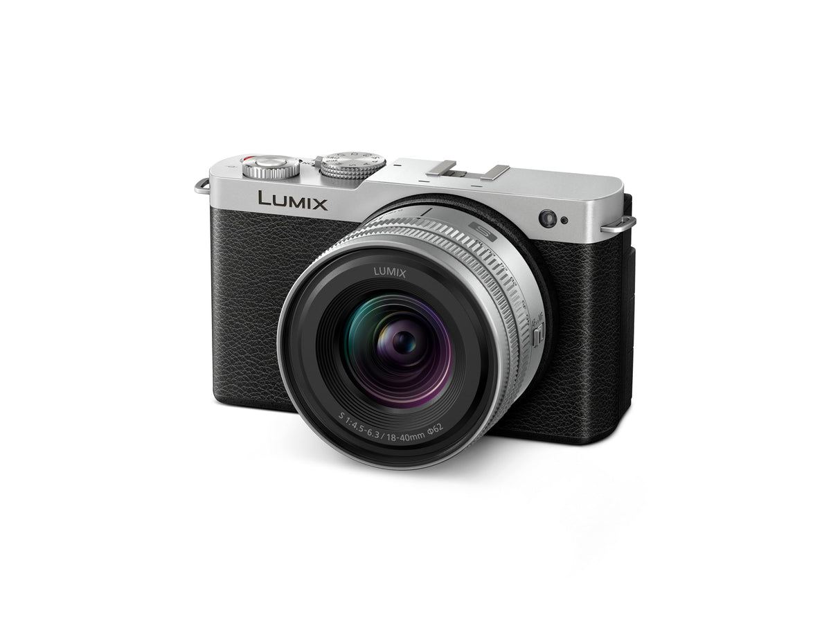 Panasonic LUMIX S9 with 18-40mm lens for versatile portraits and landscapes.