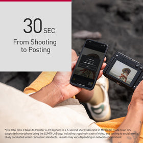 Panasonic LUMIX S9 Active I.S. keeps footage smooth