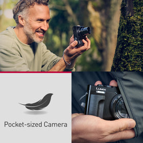 Panasonic LUMIX ZS99 with 30x optical zoom captures distant details.