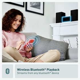 Panasonic PM270 Bluetooth streaming feature for wireless listening from a phone or tablet