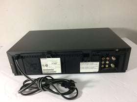 Panasonic PV-V4520 tuner and controls with on-screen guide for easy programming.