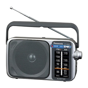 Panasonic RF-2400D front view showing controls and speaker for easy use