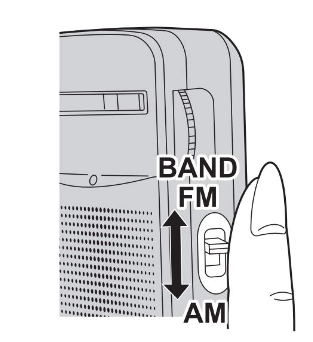 Panasonic RF-P50D 2-1/4-inch speaker delivers fuller sound in a compact frame.
