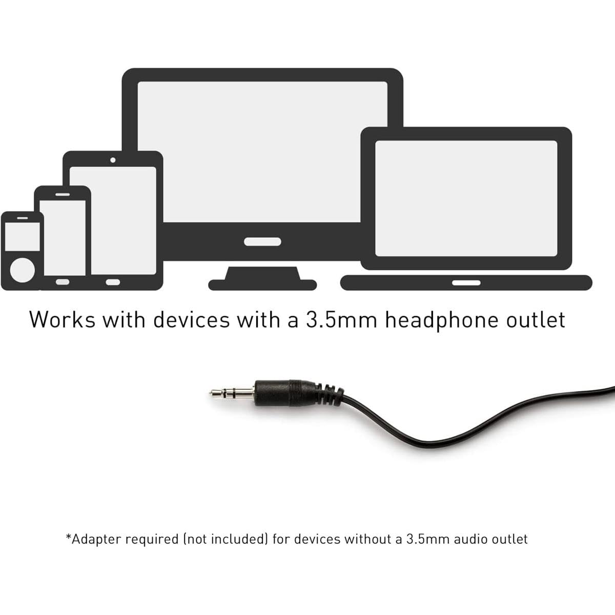 Plush earpads cushion ears for long, comfortable sessions