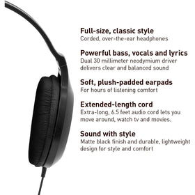 RP-HT161-K six-and-a-half-foot cord for flexible home listening