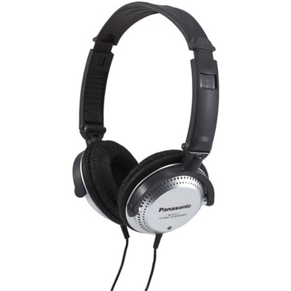 Panasonic RP-HT227-K on-ear headphones with XBS port deliver enhanced bass for electronic music.
