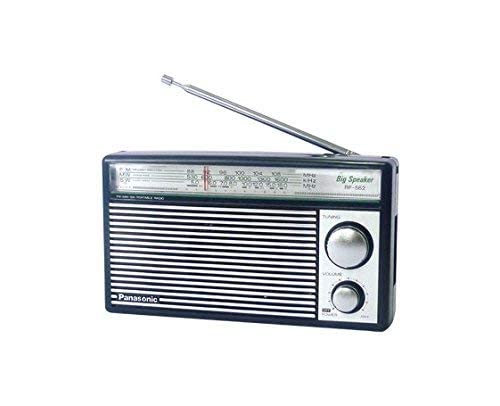 Panasonic RF-562D 8cm speaker close-up delivering clear voice and music sound