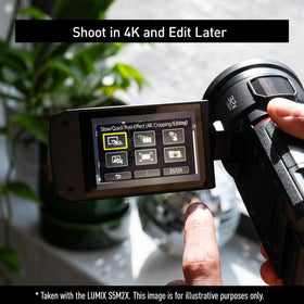 Panasonic VX3 lightweight body ideal for travel and family moments