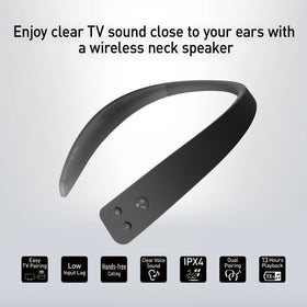 Panasonic WN10 close-up of speaker grille highlighting clear audio projection and detail