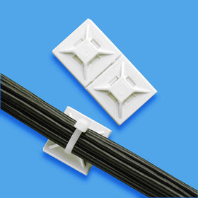 Panduit ABM2S-A-C compatible with type M/I/S ties for flexible fastening.