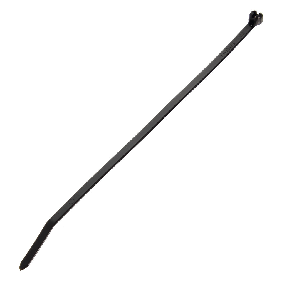 Panduit BT1.5I-M0 cable tie with a dome-top head for smooth, quick threading.