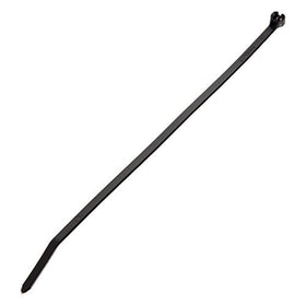 Panduit BT3S-C0 pack view showing 100 black dome-top cable ties and clear labeling for inventory