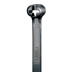 Panduit BT4LH-TL0 cable tie with dome-top head for smooth edges and reliable hold.