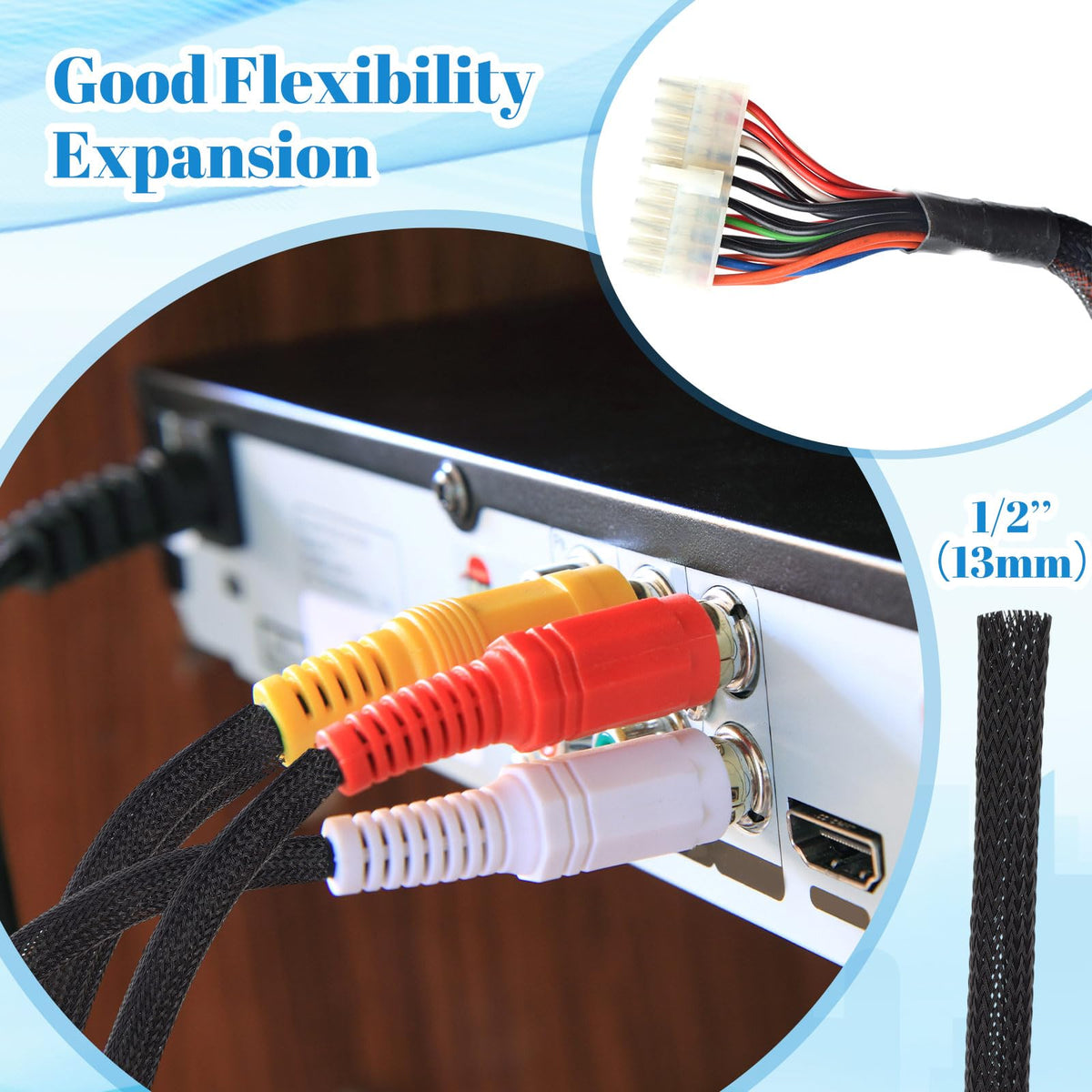 Pangda cut-edge sealing tips help prevent fraying when trimming sleeves