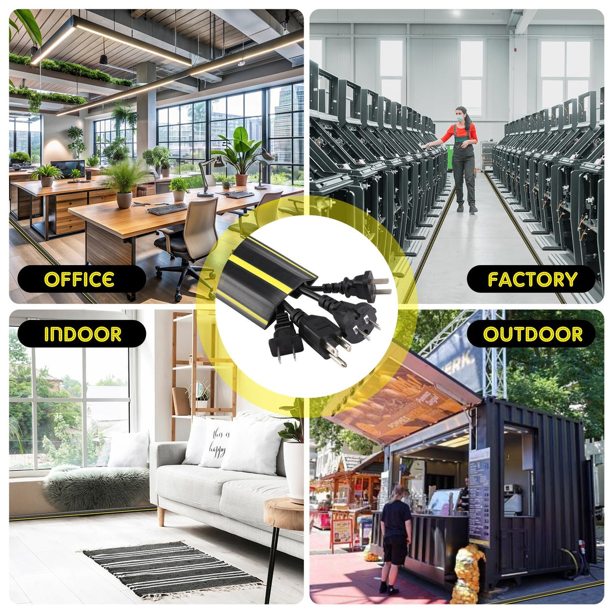 Pangda indoor outdoor usage scene showing versatile protection