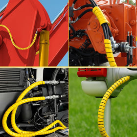 Pangda industrial spiral hose protector used in industrial settings.