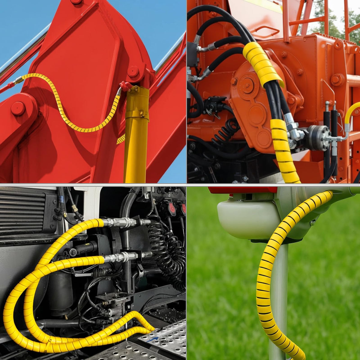 Pangda RoHS-compliant spiral wrap ensures safe, easy installation