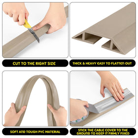 Pangda next to ruler highlights accurate 10ft length and measurement clarity