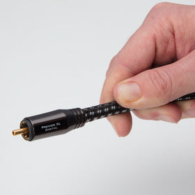 Pangea Audio Premier XL shielding close-up highlighting quad-layer noise rejection.
