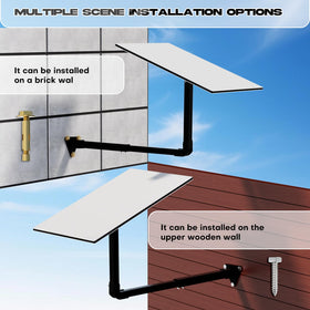 Pank-Grupp mounting kit enables easy installation on wood, brick, or concrete surfaces