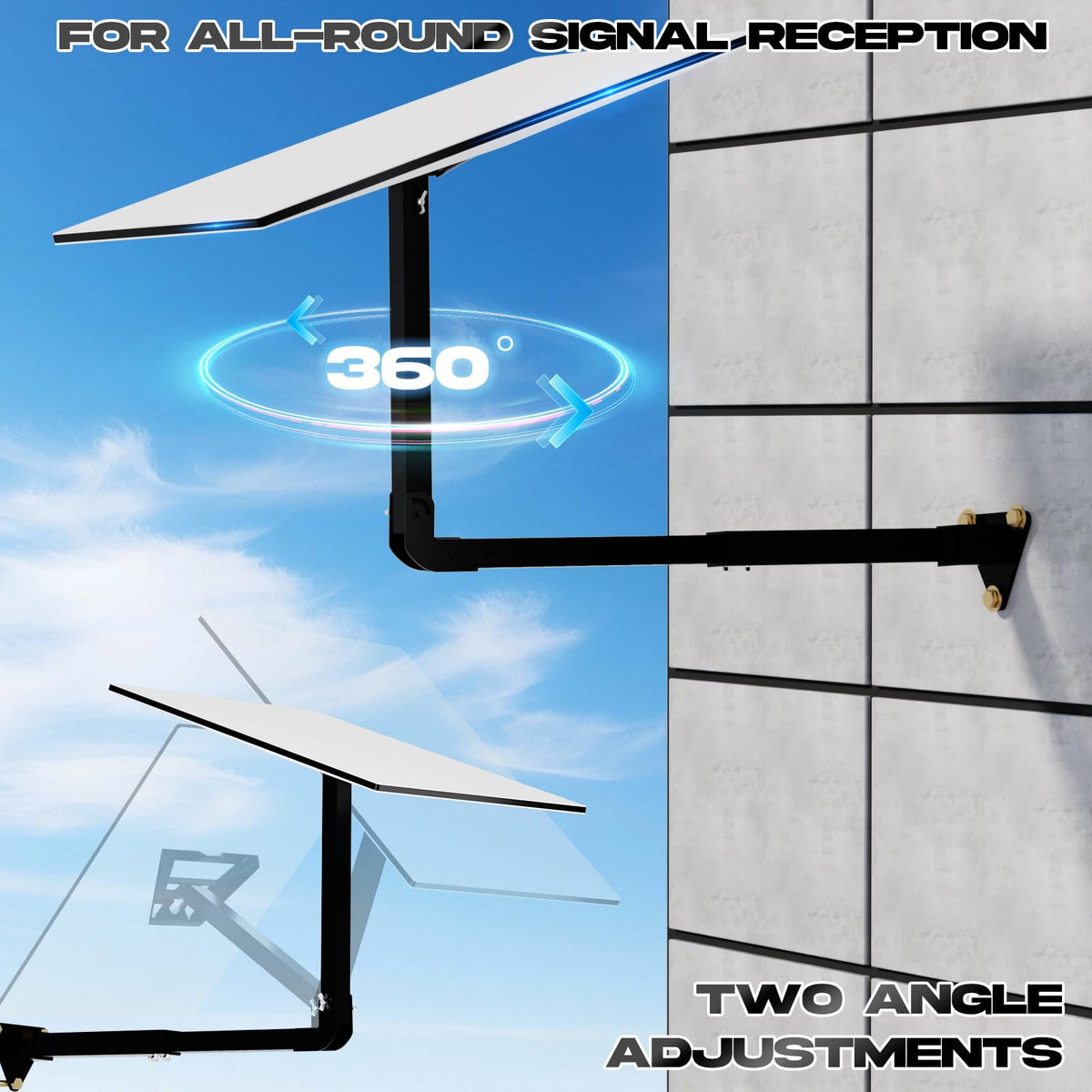 Pank-Grupp Starlink Gen3 standard dish mount provides secure exterior installation