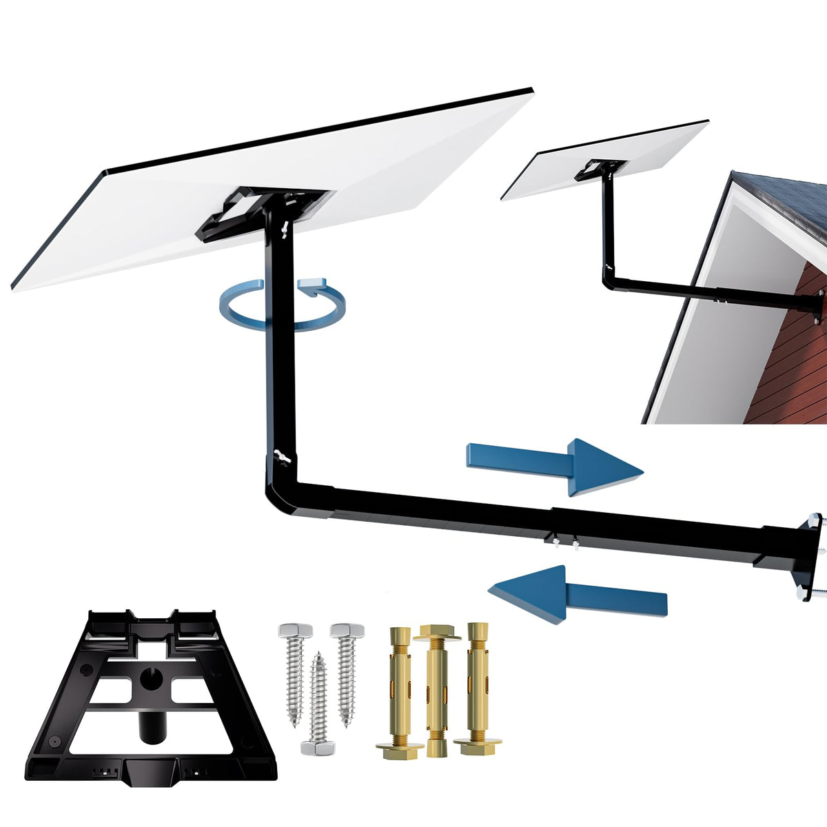 Pank-Grupp Starlink extension arm improves sky view for stable reception