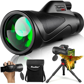 Pankoo monocular front view showing lens and body, easy transport