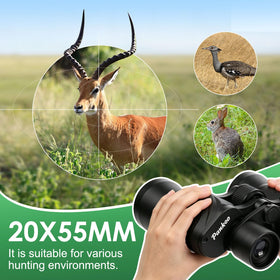 Pankoo 20x55 binoculars ideal for bird watching on Alaska cruises