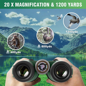 Pankoo 20x56 binoculars low-light clarity supports dawn and dusk viewing without strain.