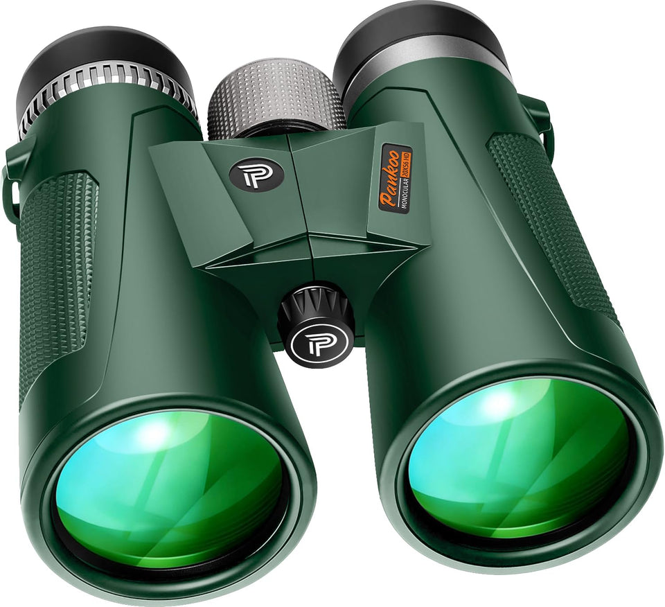 Pankoo 20x56 binoculars wide view reveals distant landscapes with bright, detailed visibility for nature watching.