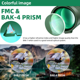 Pankoo with BAK4 prism and FMC lens delivers bright, high-contrast images