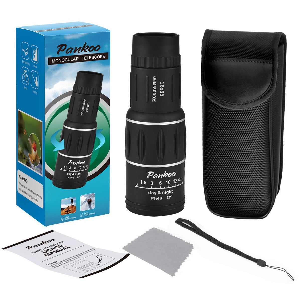 Pankoo gift-ready monocular presented as a thoughtful outdoor gift.