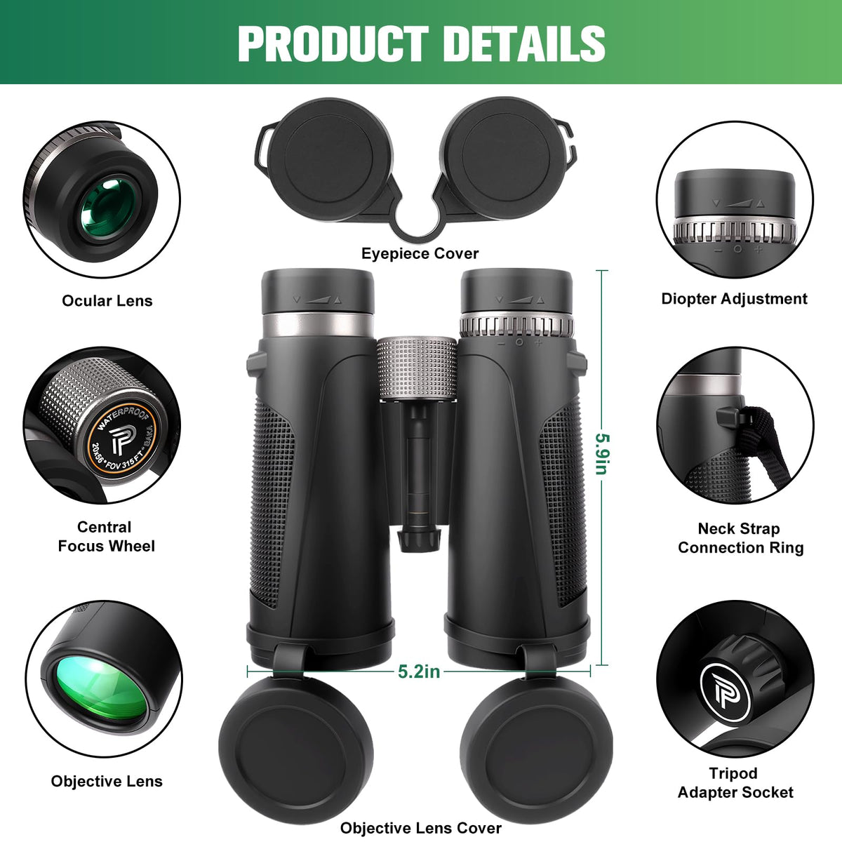 Pankoo lens covers and cleaning kit showing protection and easy maintenance