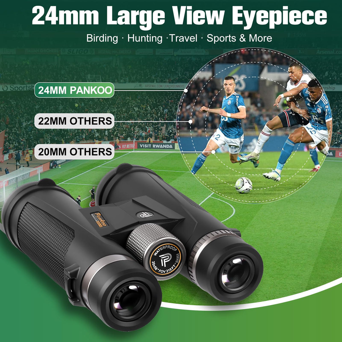 Pankoo on tripod mounted demonstrating steadier long-range observation