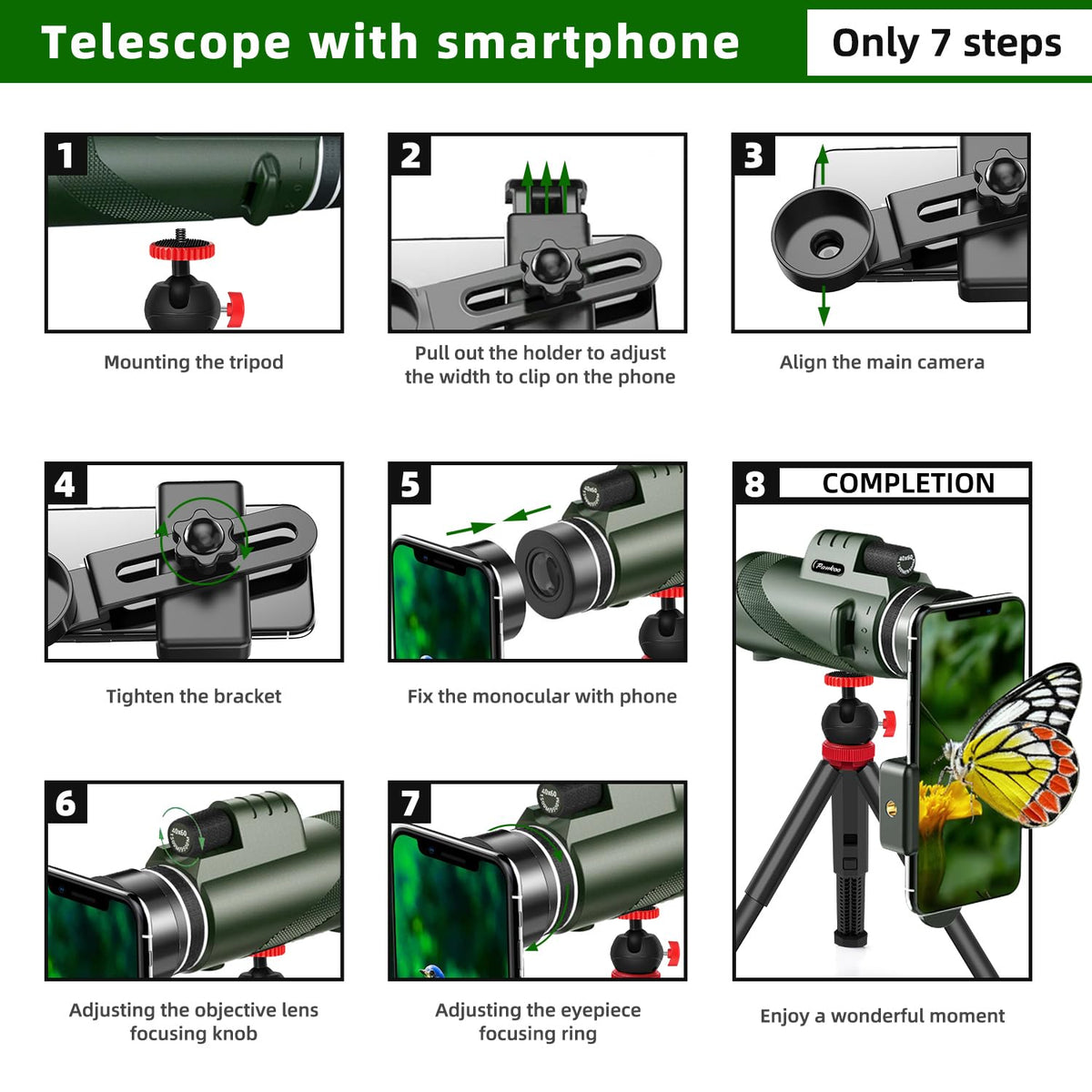 Pankoo monocular in outdoor birdwatching scene for enhanced distant viewing
