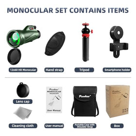 Pankoo monocular in outdoor birdwatching scene offering clear nature observation benefits