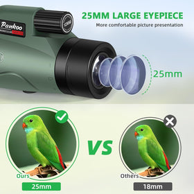 Pankoo smartphone adapter setup for quick, sharp wildlife photos.